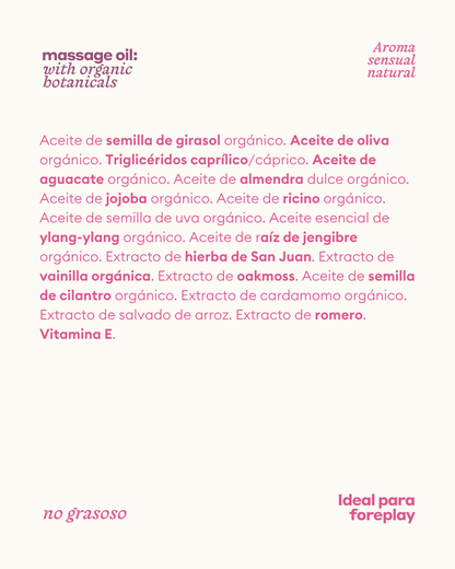 Aceite para Masaje